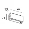 Соединитель линейный Italline Fantom IT010-4013 black