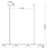 Подвесной светильник MyFar Stacy MR1011-4P