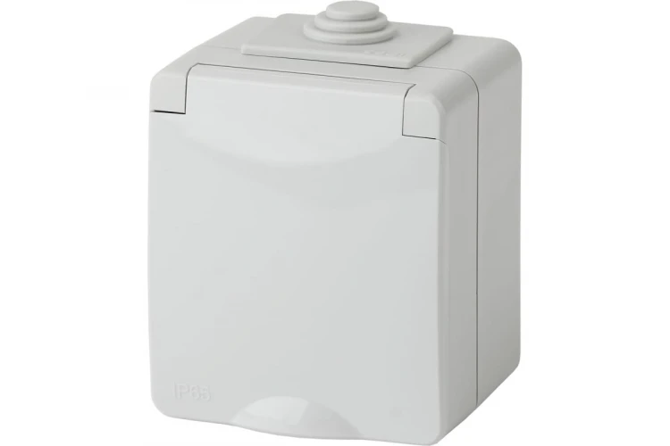 Розетка ЭРА Эксперт 2P E IP65 16A 250V 11-2601-03 Б0035988