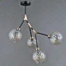 Люстра на штанге Illumico IL0263-4PSQ-79 BK AB