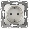 Розетка 2P+E Schuko со шторками Эра 12-2102-15 Б0019326