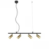 Подвесная люстра Crystal Lux CLT 015C4 L800 BL-GO