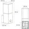 Уличный настенный светильник Arte Lamp Plate A3711AL-1BK