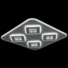 Потолочная люстра Reluce 07026-0.3-500C WH