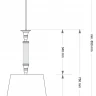 Подвесной светильник Kutek Napoli NAP-ZWD-1(P/A)