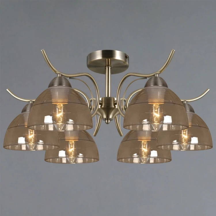 Люстра на штанге Illumico IL0733-6CSQ-25 AB AREZZO