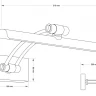 Подсветка для картин Kutek ELVE ELV-PODS-1(P)380-KR