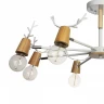 Люстра на штанге Loft IT Sven 10024/8 White