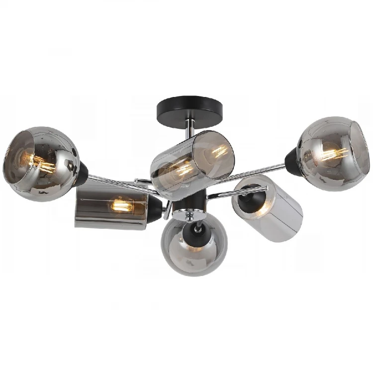 Люстра на штанге Illumico IL8243-6COU-79 BK CR
