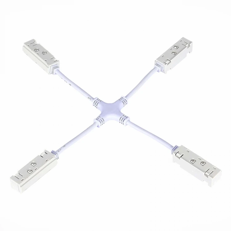 Коннектор питания X-образный для магнитного шинопровода ST Luce Skyline 48 ST006.569.00