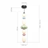 Подвесная люстра ST Luce Florentini SL6134.453.01