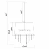 Подвесная люстра Escada Charm 652/5S Black