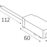Коннектор питания для магнитного шинопровода Italline IT09-9025 black