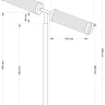 Настольная лампа Kutek Saletto SAL-LG-2(Z)