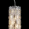 Подвесной светильник Crystal Lux Lirica SP3 Chrome/Gold-Transparent