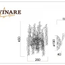 Настенный светильник Divinare Salice 3135/26 AP-2