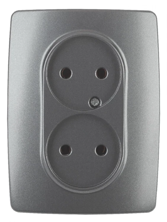 Розетка 2x2P Эра 12-2107-12 Б0031244