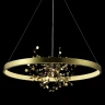 Подвесная люстра Crystal Lux GARDEN SPLED+4 D800 GOLD