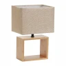 Настольная лампа Uniel UML-B401 E27 LIGHT GREY/WOOD UL-00010956