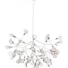 Подвесная светодиодная люстра Crystal Lux Evita SP63 White/Transparent