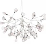 Подвесная светодиодная люстра Crystal Lux Evita SP63 White/Transparent