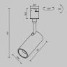 Трековый магнитный светильник Maytoni Focus Led TR163-1-5W3K-M-B