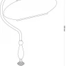 Настольная лампа Kutek San Marino Shade SAN-LN-1(P)CR