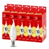 Лампа светодиодная Эра E14 10W 2700K LED BXS-10W-827-E14 R Б0051854