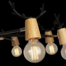 Люстра на штанге Loft IT Sven 10024/8 Black