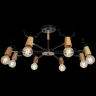 Люстра на штанге Loft IT Sven 10024/8 Black