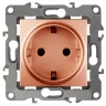 Розетка 2P+E Schuko со шторками Эра 12-2102-14 Б0019325