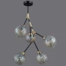 Люстра на штанге Illumico IL0263-5PSQ-79 BK AB