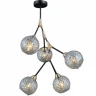 Люстра на штанге Illumico IL0263-5PSQ-79 BK AB