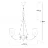 Подвесная люстра MW-Light Палермо 386017706