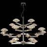 Подвесная люстра Crystal Lux Rebeca SP5+10+5 Nickel