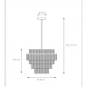 Подвесной светильник Lucide Extravaganza frills 03442/42/02