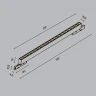 Трековый магнитный светильник Maytoni Points TR193-1-15W2.7K-M-B