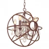 Подвесная люстра LOFT IT Foucaults orb crystal Loft1897/4