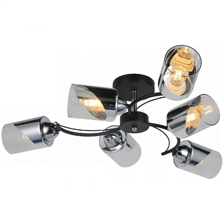 Люстра на штанге Illumico IL8208-6COU-79 BK CR