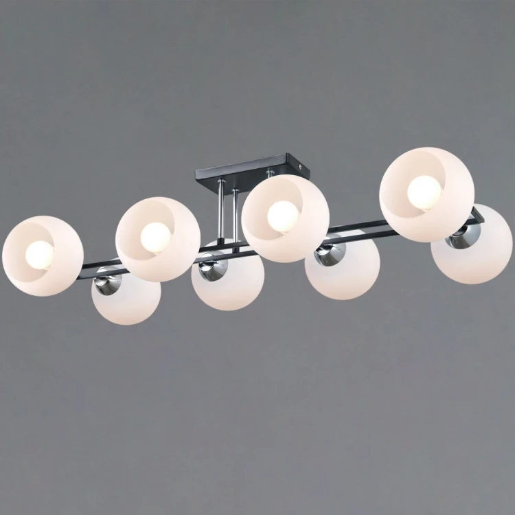Потолочная люстра Illumico IL0791-8CSQ-25 BK CR TRENTO
