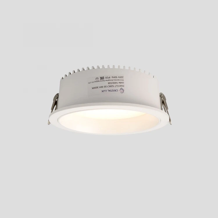 Встраиваемый светильник Crystal Lux CLT 529C135 WH 3000K