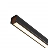 Линейный подвесной светильник Italline IT013-6021 black 3000K