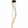 Каскадная люстра Reluce 02003-0.9-09 AMBER