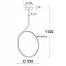 Подвесная люстра Italline IT013-6025 white 3000K