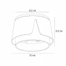 Накладной светильник Arte Lamp Amaks A8028PL-1WH