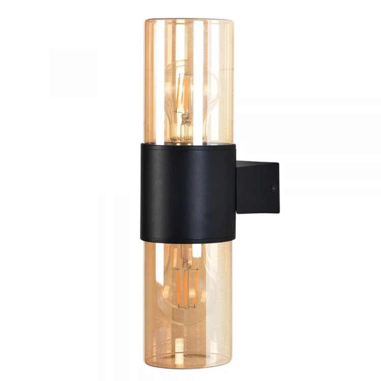 Уличный настенный светильник Arte Lamp Seginus A6515AL-2BK