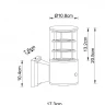 Уличный настенный светильник Arte Lamp Tokyo A5316AL-1BK