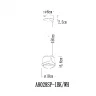 Подвесной светильник Arte Lamp Amaks A8028SP-1BK