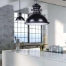 Подвесной светильник Lumina Deco Eligio LDP 6863-1 BK+WT