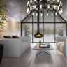 Подвесная люстра Lumina Deco Richmond LDP 6035-36 BK+GD